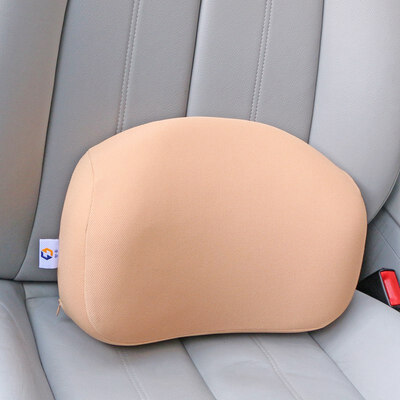 

Zhian multi-purpose lumbar car memory cotton office chair waist backrest lumbar pillow G01S yellow