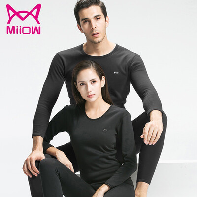 

MiiOW mens&womens cashmere warm thickening underwear set
