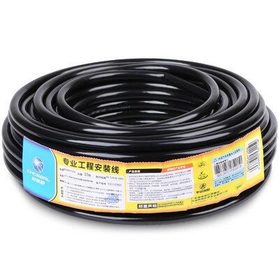 

Akihabara CHOSEAL six types of cable double shielded waterproof anti-cold cold resistance gigabit GB standard copper outdoor network cable black 100 meters QS2604T100S