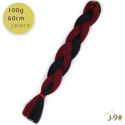

AISI HAIR 100g / pcs 24inch   Kanekalon гигантский   косы Волосыломбер Две тонныЦветные синтетические волосы для кукол Вязание крю
