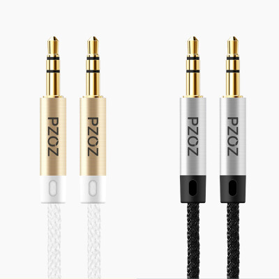 

PZOZ Audio aux cable 35mm public CD AUX audio cable for iphone 5 6 Car Headphone