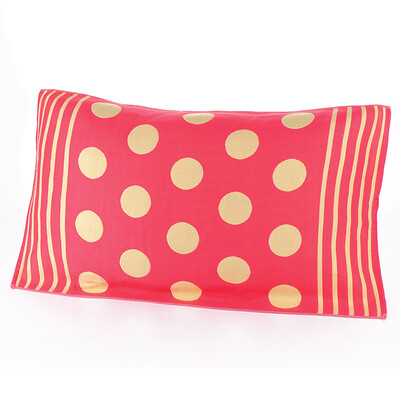 

Bamboo Brocade cotton gauze pillow 2 loaded adult pillow 50 × 80cm blue strawberry