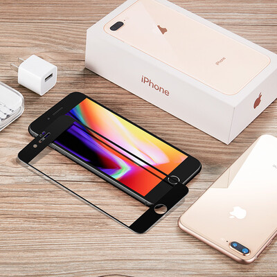 

(ESR) Apple 8/7 закаленная пленка iphone8 / 7 стальная телефонная пленка полноэкранное покрытие 3D high-definition взрывозащищенная стеклянная пленка черная