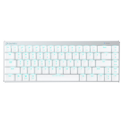 

dareu EK820 ultra-thin 68-key games Backlit office mechanical keyboard wired Bluetooth dual mode switch silver chocolate red axis Jedi Jisheng eating chi