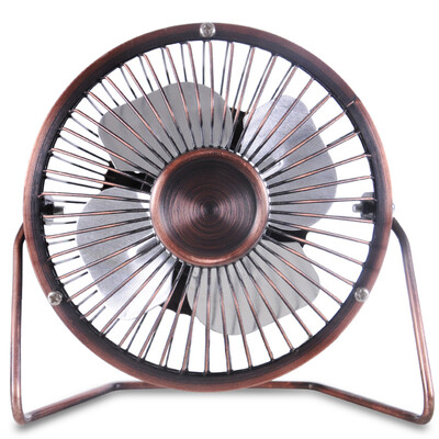 

HANASS FS-0612 Вентилятор USB Mini 4-дюймовый светлый тон небольшой вентилятор портативный вентилятор творческого рабочего стола в офисе