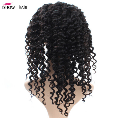 

7A Deep Wave Virgin Hair Non-Remy Full Lace Human Hair Wigs