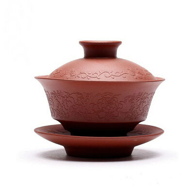 

ча * ручной работы zisha браун gaiwan 110ml исинская глина