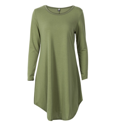

Women Casual Long Sleeve Jumper Pullover Sweatshirt Top Shirt Blouse Mini Dress