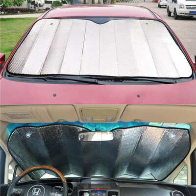 

PAOMOTORING Car sun visor 140*70cm car sun shade Foldable Car Windshield Front Block Window
