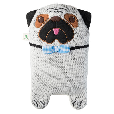 

Hugo Frosch Germany imported Pug doll doll mini-toy eco-friendly hot water bottle filled with warm water bag water irrigation warm hand Po