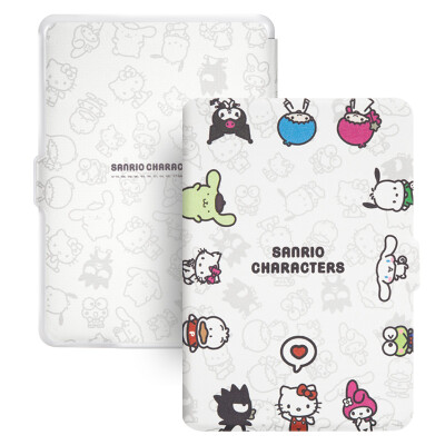 

Hello Kitty kindle 558 version of the protective sleeve The new Kindle ebook cartoon shatter-resistant sleeping holster happy wrapping white