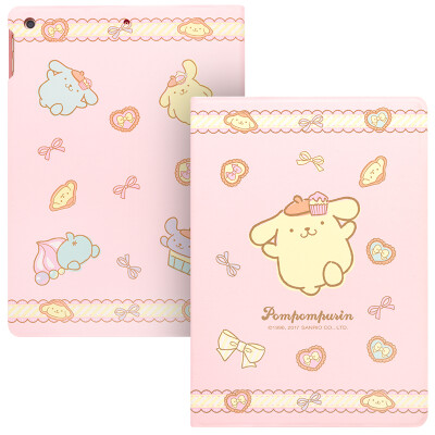 

Hello Kitty new iPad Case 9.7-inch flat cartoon holster cute bracket protective shell Sleeping Hip Hip-Hop Pudding * pink