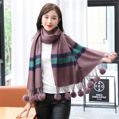 

Shanghai stock (STORY Of SHANGHAI) ladies scarves autumn and winter warm thick shawl army green