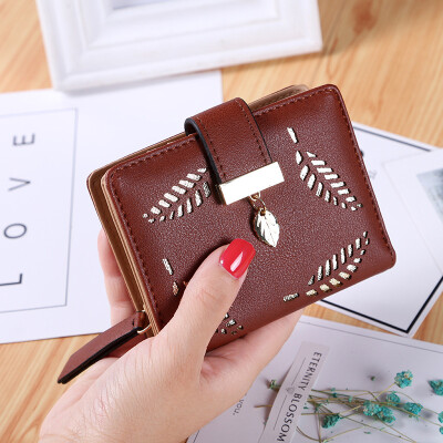 

DALFR PU Leather Wallet Women Luxury Female Clutch Fashion Leather Purse Designer Bags High Quality Ladies Bags