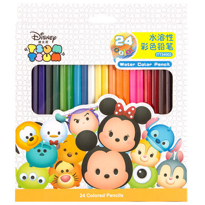 

Guangbo 24G color pupils colored pencils painted brush watercolor pen Disney ITT34002