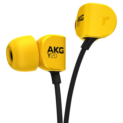 

AKG Y20U Stereo Earphones Headphones Headphones Headphones Universal Headphones One-Button Compatible with Maca Talk Yellow