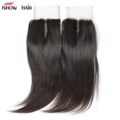 

Good Qualaity 7A Grade 4*4 Virgin Peruvian Hair Straight Lace Closure 100% Unprocessed Virgin Human Hair Free/Middle/Three Part La