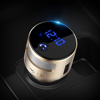 

yantu По пути автомобиль MP3-плеер может подключить музыку u диск автомобиля Bluetooth hands-free телефон FM-передатчик прикуривателя двойной USB3.1A автомобиль