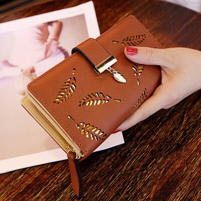 

DALFR PU Leather Wallet Women Luxury Female Clutch Fashion Leather Purse Designer Bags High Quality Ladies Bags
