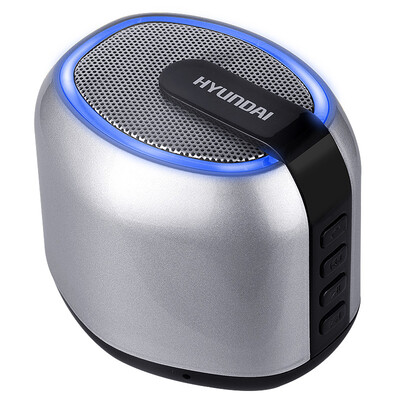 

Современный HYUNDAI i90 Bluetooth Stereo Subwoofer Портативный мини-динамик Silver