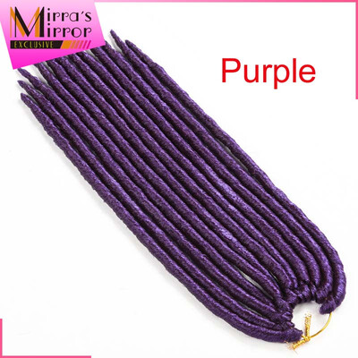 

Wholesale 9packsLot crochet twist hair synthetic faux locs crochet hair Kanekalon Soft dread Fauxlocs 14 18" for black women