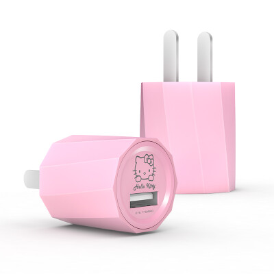 

Hello Kitty 1A charger power adapter Apple iPhoneX / 8/7/6 / Huawei / Samsung / millet charging plug USB charger pink