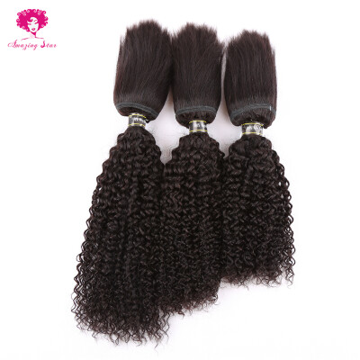 

Amazing Star Hair 7A Jerry Curly Brazilian Virgin Hair Bulk 3 Bundles Human Hair Weave Extensions New Arrival Braid In Bundle Hair