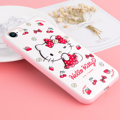 

Hello Kitty Apple 78 Phone Case iPhone7 8 Case Cartoon cute all-inclusive anti-drop mobile phone sets 47 inches - Small Fresh