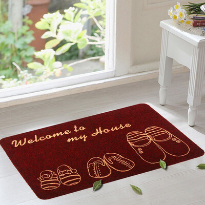 

Green reed European anti - skid foot pad home mats mats shoes red 40 60cm