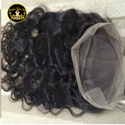 

Kason Peruvian Virgin Hair 360 Lace Frontal Closure Body Wave Human Hair Pre Pulked Full Lace Frontal Natural Hairline