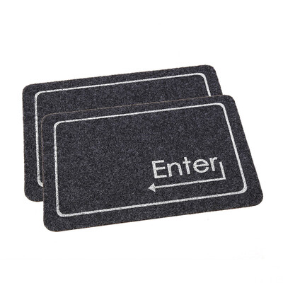 

Suarte 2 loaded printing floor mats home non-slip door mat 4060cm Enter gray