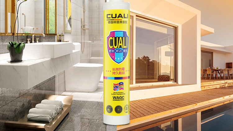 砖丽美容胶墙布收边家用踢脚线防霉厨卫黑色玻璃胶防水防晒密封胶定制