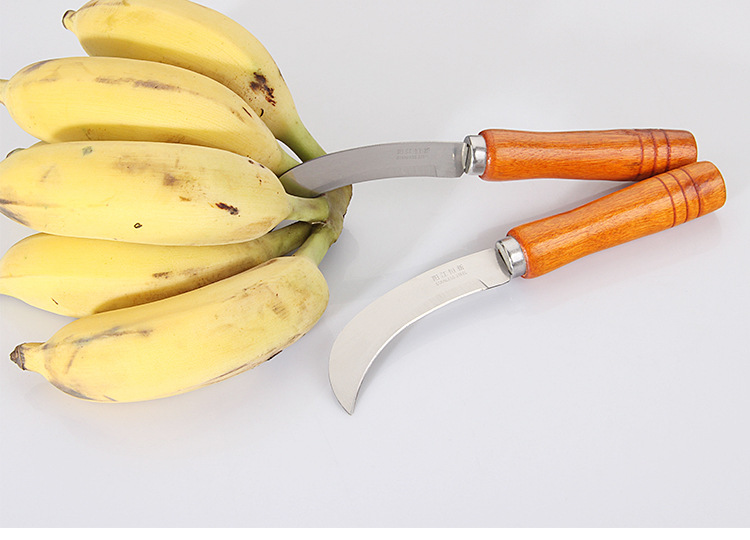 小弯刀蕉刀水果刀弯头刀小弯刀商用水果店家用专用刀菠萝刀菠萝蜜勾刀