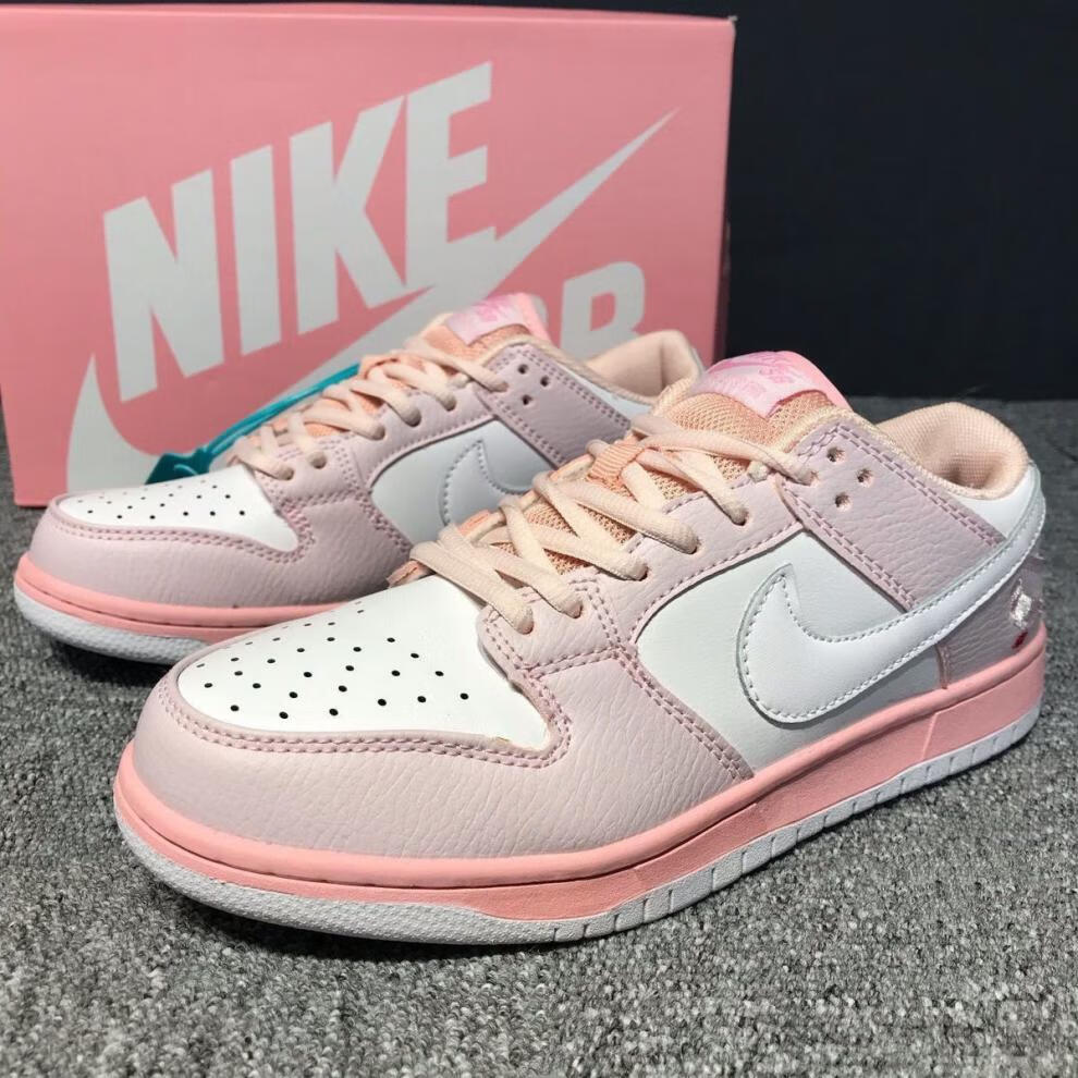 dunk low粉鸽子女鞋樱花粉低帮滑板鞋学生百搭休闲运动鞋 dunk鸽子粉