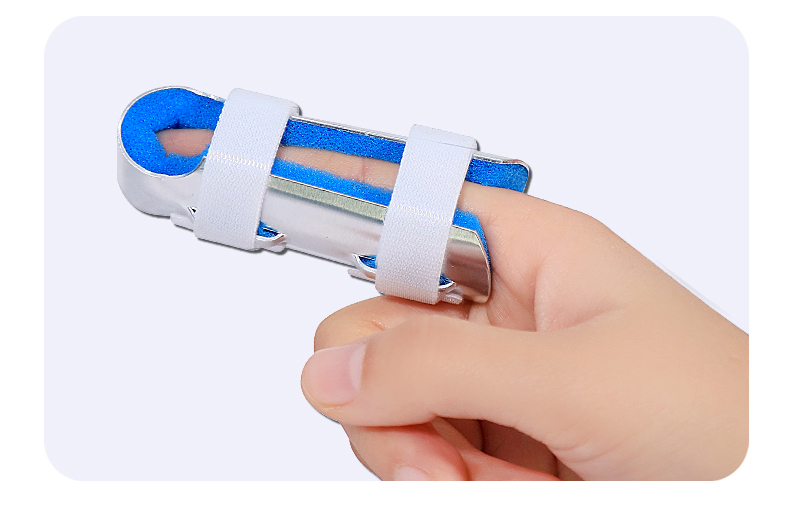 手指骨折固定指套 手指夹板手指弯曲器固定指套关节锤状指肌腱断裂