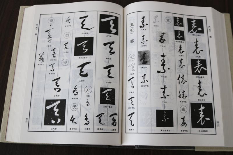 于右任标准草书字典 中国草书书法大字典 名家毛笔草书字典工具书