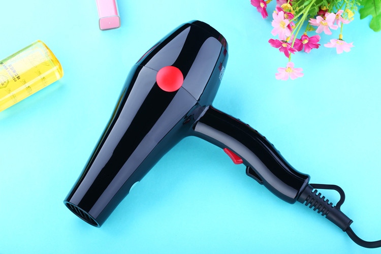 tokre小霸王电吹风机大功率1600w冷热风家用发廊理发店吹风筒黑色配集