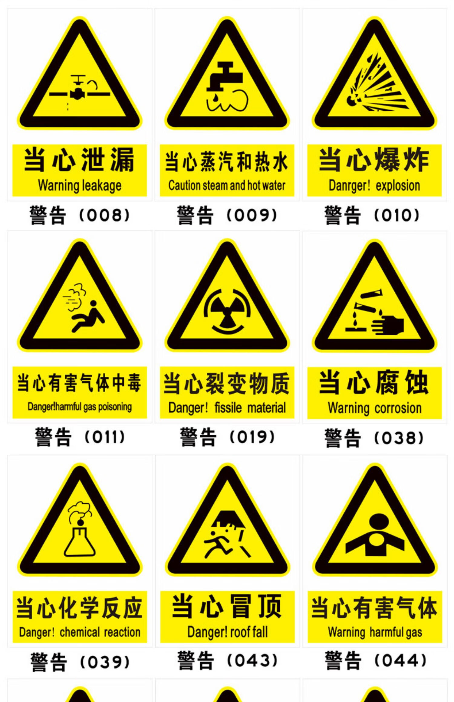 化工危险图标图片