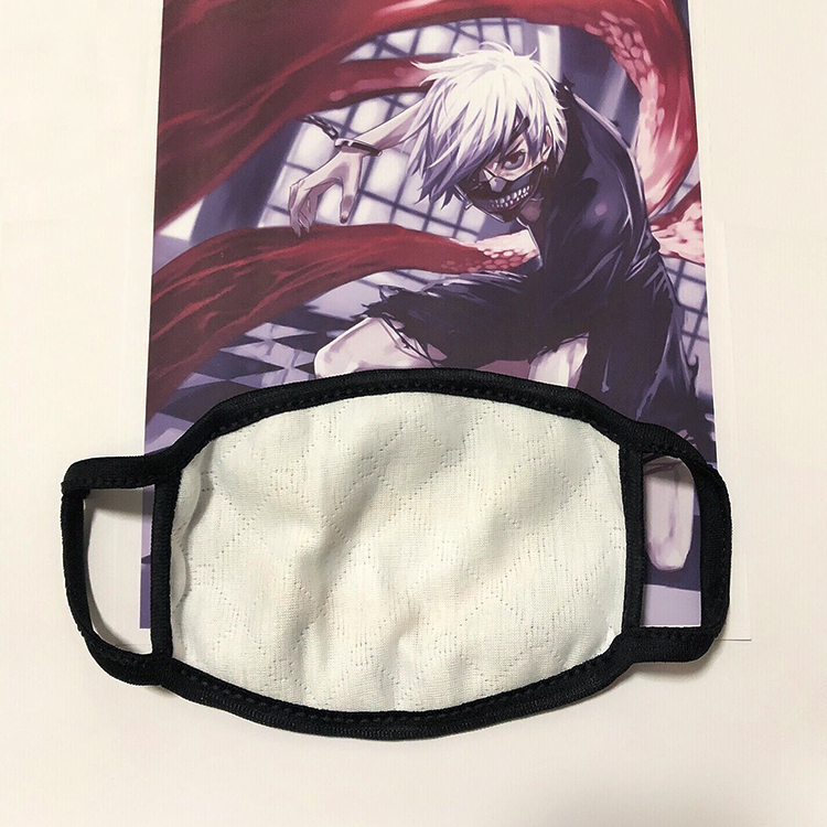 研cos二次元动漫周边东京食尸鬼个性男女学生潮 金木研口罩(不带拉链)