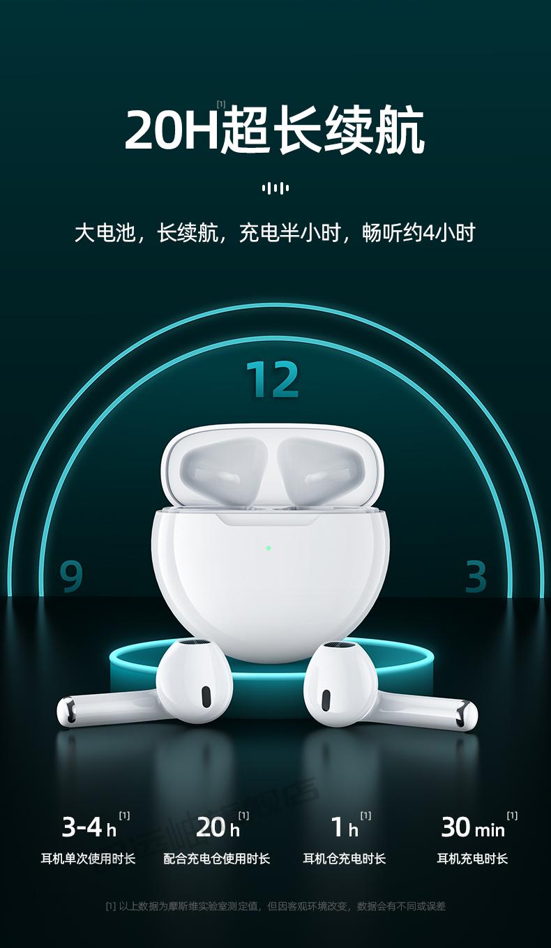 摩斯维蓝牙耳机摩斯维蓝牙耳机真无线typec充电tws超长待机续航高端