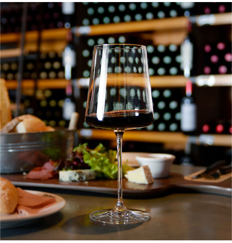 洛娜rona捷克原装进口高脚杯家用水晶玻璃波尔多红酒杯葡萄酒杯 360ml