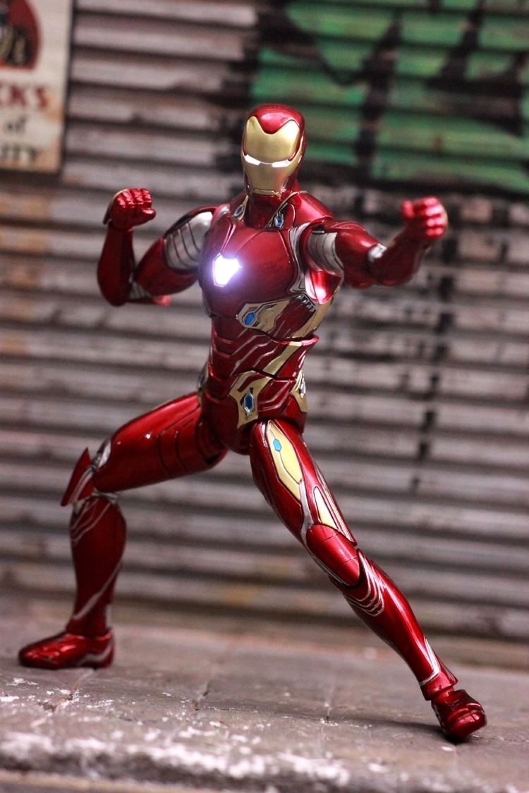 mk44反浩克装甲 1/12超合金属cs钢铁侠可动发光新版 合金反浩克豪华版