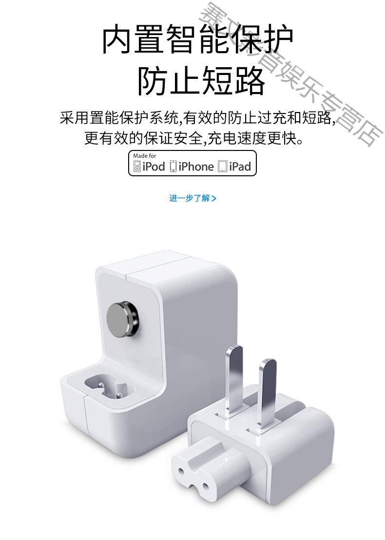 wjhh苹果ipad123充电器iphone4s宽口数据线代老款平板电脑a1395充电线