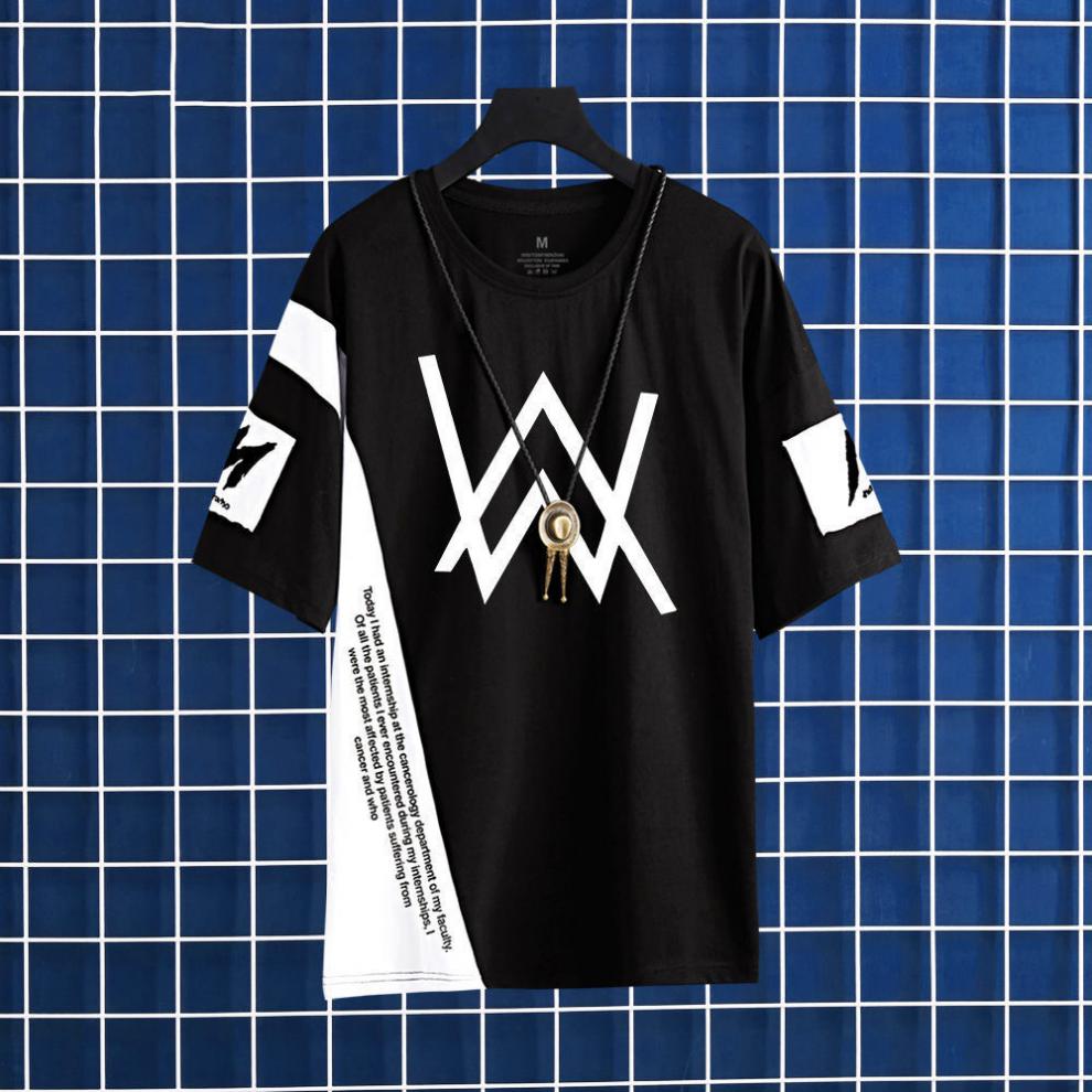 alanwalker艾伦沃克街头衣服短袖t恤上衣夏季联名卫衣半袖休t恤白色2s