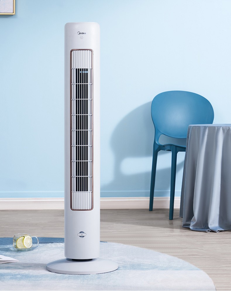 美的风扇家用塔扇无叶风扇遥控风扇智能摇头负离子风扇空气循环风扇