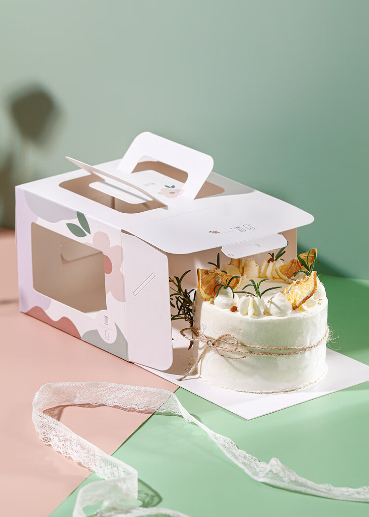 生日蛋糕包装真实图片图片