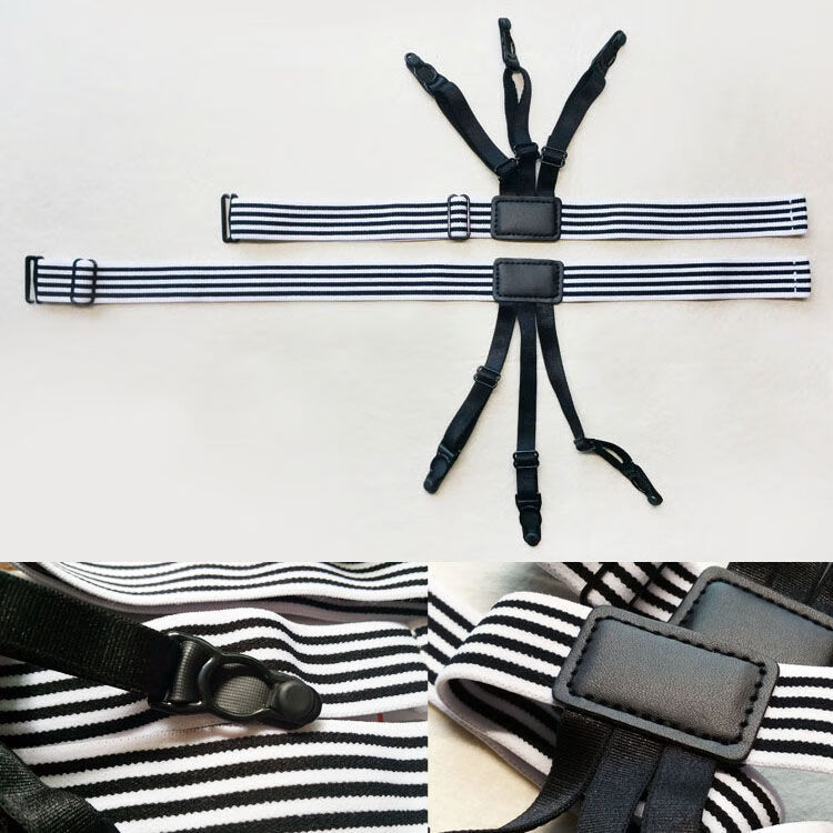 衬衫固定夹男女通用衬衫防滑防皱防溜出吊袜夹大腿环吊袜带衬衫固定夹