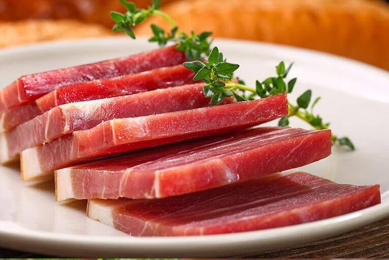 火腿两年以为醇香纯肉块瘦肉多多 两年以上带骨煲汤火腿肉1000g【图片