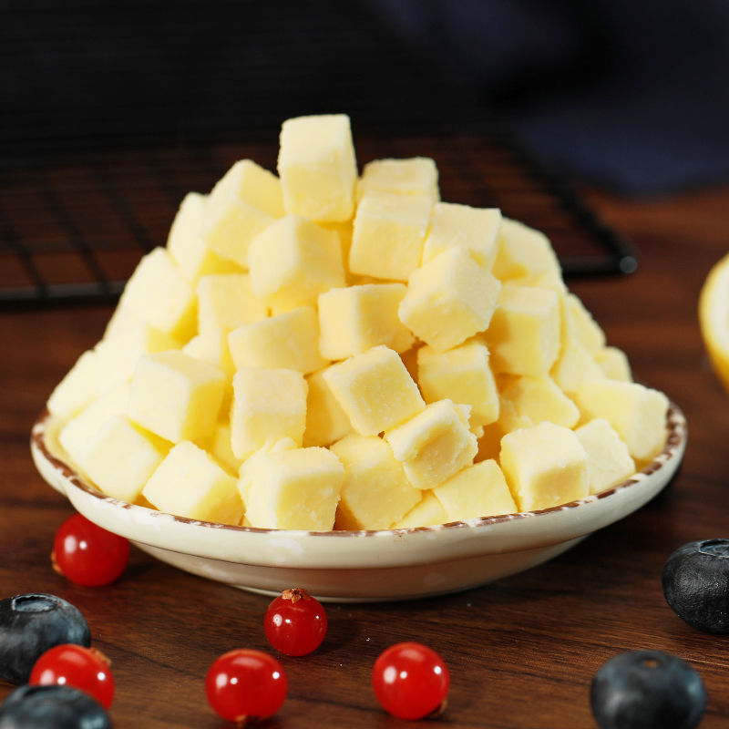 两点水高熔点奶酪丁1kg耐高温耐烘烤芝士粒烘焙夹心原料两点水奶酪丁4