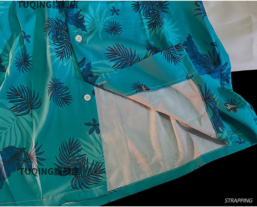 罪恶都市衬衫西海岸棕榈短袖花衬衫gta侠盗飞车美式复古男女夏威夷